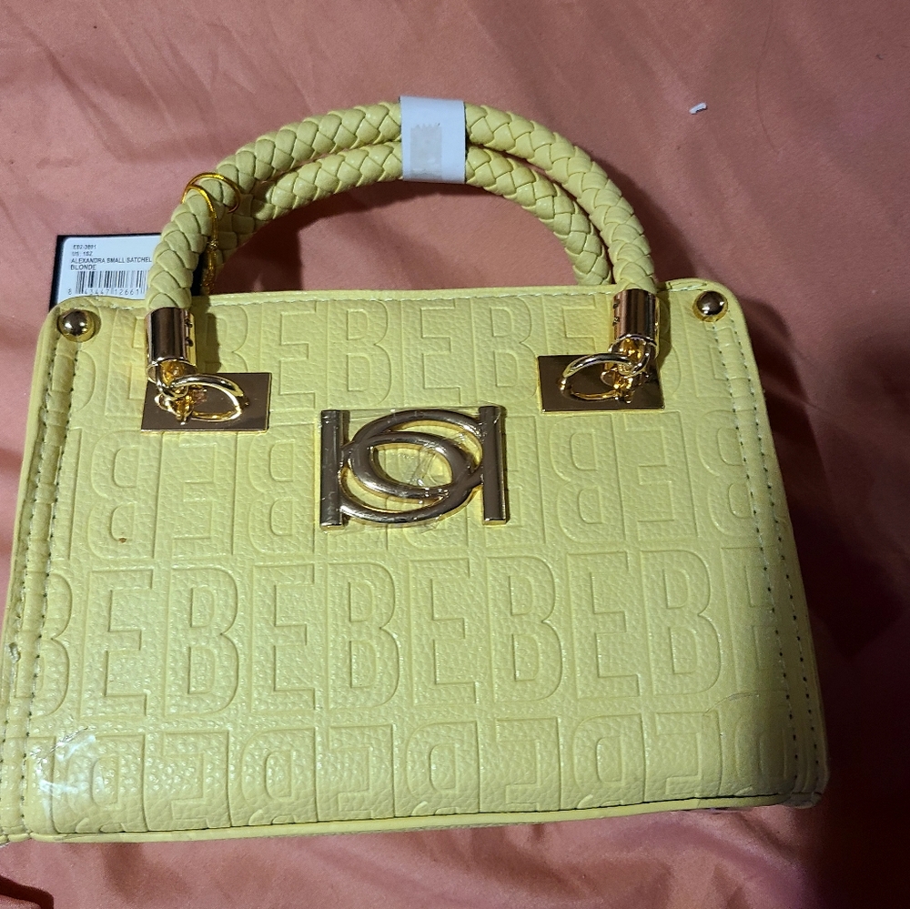 NEW! Bebe Women's Alexandra Small Satchel Bag - Picture 2 of 8